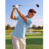 image:imageCOOFANDY Mens Golf Polo Shirts Short Sleeve Quick Dry Moisture Wicking Performance Collared Golf Shirt for MenLight Blue