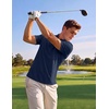 image:imageCOOFANDY Mens Golf Polo Shirts Short Sleeve Quick Dry Moisture Wicking Performance Collared Golf Shirt for MenNavyarmy Greendark Grey