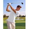 image:imageCOOFANDY Mens Golf Polo Shirts Short Sleeve Quick Dry Moisture Wicking Performance Collared Golf Shirt for MenWhite