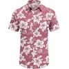 image:imageCOOFANDY Mens Hawaiian Shirt Short Sleeve Button Down Shirts Tropical Floral Summer Beach ShirtsDusty Pink  White Floral