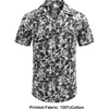image:imageCOOFANDY Mens Hawaiian Shirt Short Sleeve Buttoon Down Shirts Casual Tropical Floral Summer Linen ShirtsBlack Floral