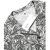 image:imageCOOFANDY Mens Hawaiian Shirt Short Sleeve Buttoon Down Shirts Casual Tropical Floral Summer Linen ShirtsPalm Leafblackwhite