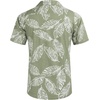 image:imageCOOFANDY Mens Hawaiian Shirt Short Sleeve Buttoon Down Shirts Casual Tropical Floral Summer Linen ShirtsPalm Leafgreen