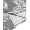 image:imageCOOFANDY Mens Hawaiian Shirt Short Sleeve Buttoon Down Shirts Casual Tropical Floral Summer Linen ShirtsPalm Leafgrey