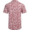image:imageCOOFANDY Mens Hawaiian Shirt Short Sleeve Buttoon Down Shirts Casual Tropical Floral Summer Linen ShirtsPalm Leafred