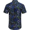 image:imageCOOFANDY Mens Hawaiian Shirts Short Sleeve Button Down Aloha Shirt Casual Beach ClothesBluegreen Fern Leaves