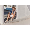 image:imageCOOFANDY Mens Hawaiian Shirts Short Sleeve Button Down Aloha Shirt Casual Beach ClothesDark Blue Palm Leaves