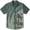 image:imageCOOFANDY Mens Hawaiian Shirts Short Sleeve Button Down Aloha Shirt Casual Beach ClothesDark Green Palm Tree