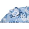 image:imageCOOFANDY Mens Hawaiian Shirts Short Sleeve Button Down Aloha Shirt Casual Beach ClothesLight Blue Palm Leaves