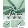 image:imageCOOFANDY Mens Hawaiian Shirts Short Sleeve Button Down Aloha Shirt Casual Beach ClothesLight Green