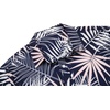 image:imageCOOFANDY Mens Hawaiian Shirts Short Sleeve Button Down Aloha Shirt Casual Beach ClothesNavy Blue Palm Leaves