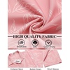 image:imageCOOFANDY Mens Hawaiian Shirts Short Sleeve Button Down Aloha Shirt Casual Beach ClothesPink