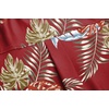 image:imageCOOFANDY Mens Hawaiian Shirts Short Sleeve Button Down Aloha Shirt Casual Beach ClothesRed Fern Leaves