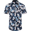 image:imageCOOFANDY Mens Hawaiian Shirts Short Sleeve Casual Button Down Tropical Beach ShirtA  Navy Blue  Lily