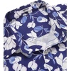 image:imageCOOFANDY Mens Hawaiian Shirts Short Sleeve Casual Button Down Tropical Beach ShirtB  Navy Blue  White Floral