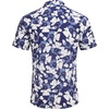 image:imageCOOFANDY Mens Hawaiian Shirts Short Sleeve Casual Button Down Tropical Beach ShirtB  Navy Blue  White Floral