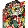 image:imageCOOFANDY Mens Hawaiian Shirts Short Sleeve Casual Button Down Tropical Beach ShirtBlack  Red Floral