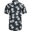 image:imageCOOFANDY Mens Hawaiian Shirts Short Sleeve Casual Button Down Tropical Beach ShirtBlack  White Pineapple
