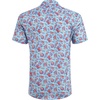 image:imageCOOFANDY Mens Hawaiian Shirts Short Sleeve Casual Button Down Tropical Beach ShirtGreen  Orange Paisley