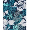 image:imageCOOFANDY Mens Hawaiian Shirts Short Sleeve Casual Button Down Tropical Beach ShirtGreen  White Floral