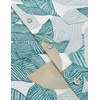 image:imageCOOFANDY Mens Hawaiian Shirts Short Sleeve Casual Button Down Tropical Beach ShirtGreen  Yellow Leaf