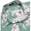image:imageCOOFANDY Mens Hawaiian Shirts Short Sleeve Casual Button Down Tropical Beach ShirtLight Green  White Floral