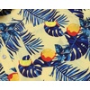 image:imageCOOFANDY Mens Hawaiian Shirts Short Sleeve Casual Button Down Tropical Beach ShirtLight Yellow  Navy Blue