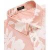 image:imageCOOFANDY Mens Hawaiian Shirts Short Sleeve Casual Button Down Tropical Beach ShirtPink  White Floral