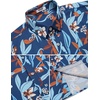 image:imageCOOFANDY Mens Hawaiian Shirts Short Sleeve Casual Button Down Tropical Beach ShirtRoyal Blue  Red Leaf