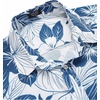 image:imageCOOFANDY Mens Hawaiian Shirts Short Sleeve Casual Button Down Tropical Beach ShirtWhite  Blue Floral