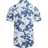 image:imageCOOFANDY Mens Hawaiian Shirts Short Sleeve Casual Button Down Tropical Beach ShirtWhite  Blue Floral