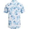 image:imageCOOFANDY Mens Hawaiian Shirts Short Sleeve Casual Button Down Tropical Beach ShirtWhite  Light Blue Floral