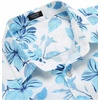 image:imageCOOFANDY Mens Hawaiian Shirts Short Sleeve Casual Button Down Tropical Beach ShirtWhite  Light Blue Floral