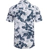 image:imageCOOFANDY Mens Hawaiian Shirts Short Sleeve Casual Button Down Tropical Beach ShirtWhite  Navy Blue Floral