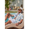 image:imageCOOFANDY Mens Hawaiian Shirts Short Sleeve Casual Button Down Tropical Beach ShirtWhite  Sea Turtles