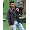 image:imageCOOFANDY Mens Henley Shirts Long Sleeve TShirt Lightweight Fashion Casual Pullover Tee ShirtDark Grey