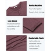 image:imageCOOFANDY Mens Henley Shirts Long Sleeve TShirt Lightweight Fashion Casual Pullover Tee ShirtDark Red