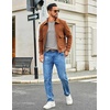 image:imageCOOFANDY Mens Henley Shirts Long Sleeve TShirt Lightweight Fashion Casual Pullover Tee ShirtLight Grey