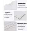 image:imageCOOFANDY Mens Henley Shirts Long Sleeve TShirt Lightweight Fashion Casual Pullover Tee ShirtWhite