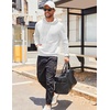 image:imageCOOFANDY Mens Hooded Sweatshirts Long Sleeve Casual Waffle Knit Pullover Hoodies with Kanga PocketWhite