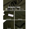 image:imageCOOFANDY Mens Hoodie Casual Drawstring Athletic Hoodies Hooded Pullover Sweatshirts with PocketBarmy Green