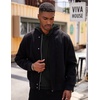 image:imageCOOFANDY Mens Hoodie Casual Drawstring Athletic Hoodies Hooded Pullover Sweatshirts with PocketBlack