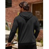 image:imageCOOFANDY Mens Hoodie Casual Drawstring Athletic Hoodies Hooded Pullover Sweatshirts with PocketBlack