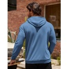 image:imageCOOFANDY Mens Hoodie Casual Drawstring Athletic Hoodies Hooded Pullover Sweatshirts with PocketDark Blue