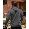 image:imageCOOFANDY Mens Hoodie Casual Drawstring Athletic Hoodies Hooded Pullover Sweatshirts with PocketDark Gray