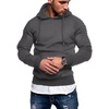 image:imageCOOFANDY Mens Hoodie Casual Drawstring Athletic Hoodies Hooded Pullover Sweatshirts with PocketDark Gray