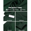 image:imageCOOFANDY Mens Hoodie Casual Drawstring Athletic Hoodies Hooded Pullover Sweatshirts with PocketDark Green