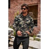 image:imageCOOFANDY Mens Hoodie Casual Drawstring Athletic Hoodies Hooded Pullover Sweatshirts with PocketGreen Camo