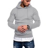 image:imageCOOFANDY Mens Hoodie Casual Drawstring Athletic Hoodies Hooded Pullover Sweatshirts with PocketLight Gray