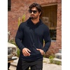 image:imageCOOFANDY Mens Hoodie Casual Drawstring Athletic Hoodies Hooded Pullover Sweatshirts with PocketNavy Blue